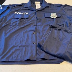 Police Kids Costume - Navy Blue